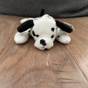 Brand New with Tags, Ty Beanie Baby "Dotty" Dalmatian Dog